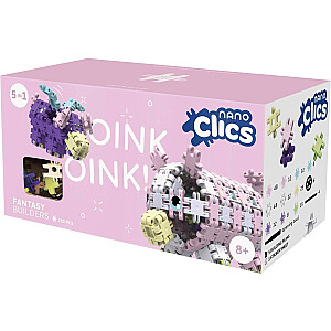 Nano Clics - būvniecība, Beļģu bloki - Fantastiski Konstruktoru - 250 elementu komplekts