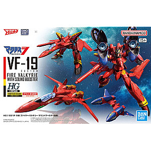 HG 1/100 MACROSS VF-19 CUSTOM FIRE VALKYRIE AR ARSKA BOOSTER