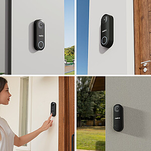 Reolink D340W - 5MP видеодомофон с звонком, 2.4/5 GHz Wi-Fi, обнаружение людей, двусторонний аудио, работает с NVR