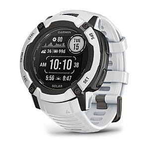 Garmin Instinct 2X Solar 2,79 см (1,1") MIP 50 мм Цифровой 176 x 176 пикселей Сенсорный экран Белый GPS (спутниковый)