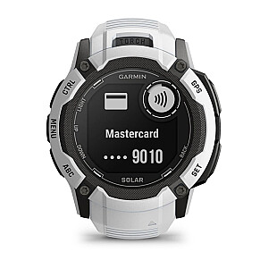 Garmin Instinct 2X Solar 2,79 см (1,1") MIP 50 мм Цифровой 176 x 176 пикселей Сенсорный экран Белый GPS (спутниковый)