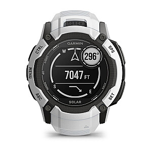 Garmin Instinct 2X Solar 2,79 см (1,1") MIP 50 мм Цифровой 176 x 176 пикселей Сенсорный экран Белый GPS (спутниковый)
