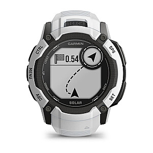 Garmin Instinct 2X Solar 2,79 см (1,1") MIP 50 мм Цифровой 176 x 176 пикселей Сенсорный экран Белый GPS (спутниковый)