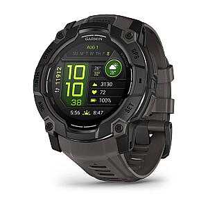 Garmin Instinct 3 AMOLED 3.3 см (1.3") 50 мм Цифровой 416 x 416 пикселей Сенсорный экран Черный GPS (спутниковый)