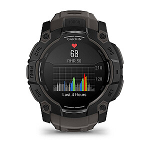 Garmin Instinct 3 AMOLED 3.3 см (1.3") 50 мм Цифровой 416 x 416 пикселей Сенсорный экран Черный GPS (спутниковый)