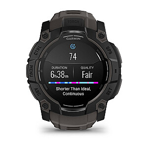 Garmin Instinct 3 AMOLED 3.3 см (1.3") 50 мм Цифровой 416 x 416 пикселей Сенсорный экран Черный GPS (спутниковый)