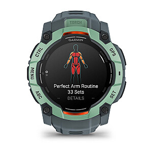 Garmin Instinct 3 AMOLED 3.3 см (1.3") 50 мм Цифровой 416 x 416 пикселей Сенсорный экран Зеленый GPS (спутниковый)