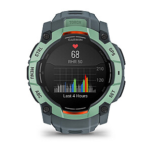 Garmin Instinct 3 AMOLED 3.3 см (1.3") 50 мм Цифровой 416 x 416 пикселей Сенсорный экран Зеленый GPS (спутниковый)