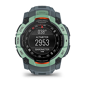 Garmin Instinct 3 AMOLED 3.3 см (1.3") 50 мм Цифровой 416 x 416 пикселей Сенсорный экран Зеленый GPS (спутниковый)