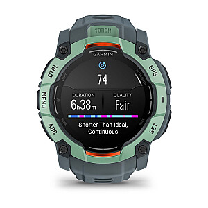 Garmin Instinct 3 AMOLED 3.3 см (1.3") 50 мм Цифровой 416 x 416 пикселей Сенсорный экран Зеленый GPS (спутниковый)