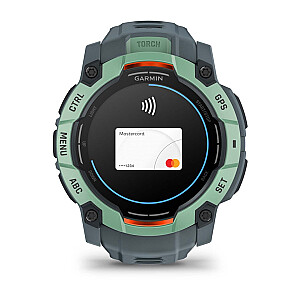 Garmin Instinct 3 AMOLED 3.3 см (1.3") 50 мм Цифровой 416 x 416 пикселей Сенсорный экран Зеленый GPS (спутниковый)