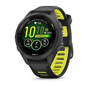Garmin Forerunner 265S 2.79 см (1.1") AMOLED 42 мм Цифровой 360 x 360 пикселей Сенсорный экран Черный, Серый Wi-Fi GPS (спутниковый)