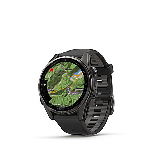 Garmin fenix 8 3.3 см (1.3") AMOLED 43 мм Цифровой 416 x 416 пикселей Сенсорный экран Черный Wi-Fi GPS (спутниковый)