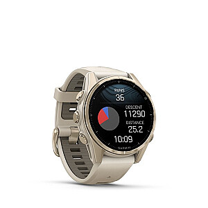 Garmin fenix 8 3.3 см (1.3") AMOLED 43 мм Цифровой 416 x 416 пикселей Сенсорный экран Золотой Wi-Fi GPS (спутниковый)