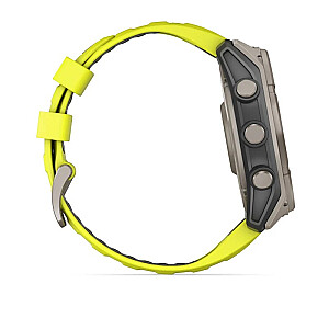 Garmin fenix 8 3.56 см (1.4") 51 мм Цифровой 280 x 280 пикселей Сенсорный экран Титан Wi-Fi GPS (спутниковый)