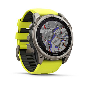 Garmin fenix 8 3.56 см (1.4") 51 мм Цифровой 280 x 280 пикселей Сенсорный экран Титан Wi-Fi GPS (спутниковый)