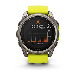 Garmin fenix 8 3.56 см (1.4") 51 мм Цифровой 280 x 280 пикселей Сенсорный экран Титан Wi-Fi GPS (спутниковый)