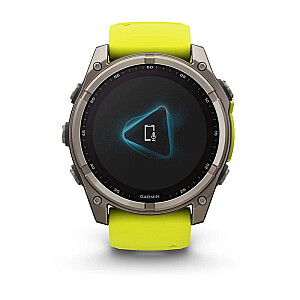 Garmin fenix 8 3.56 см (1.4") 51 мм Цифровой 280 x 280 пикселей Сенсорный экран Титан Wi-Fi GPS (спутниковый)