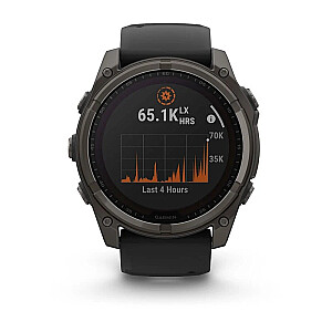 Garmin fenix 8 3.56 см (1.4") 51 мм Цифровой 280 x 280 пикселей Сенсорный экран Титан Wi-Fi GPS (спутниковый)
