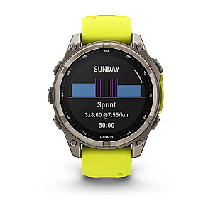 Garmin fenix 8 3.3 см (1.3") 47 мм Цифровой 260 x 260 пикселей Сенсорный Титан Wi-Fi GPS (спутниковый)