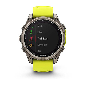 Garmin fenix 8 3.3 см (1.3") 47 мм Цифровой 260 x 260 пикселей Сенсорный Титан Wi-Fi GPS (спутниковый)