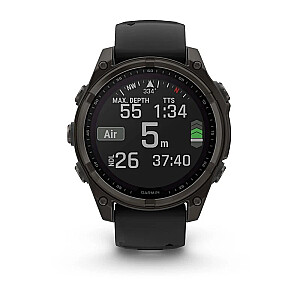 Garmin fenix 8 3.3 см (1.3") 51 мм Цифровой 260 x 260 пикселей Сенсорный Titanium Wi-Fi GPS (спутниковый)