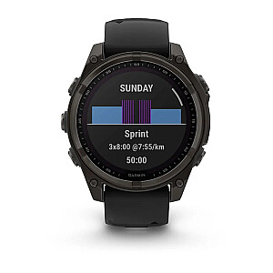 Garmin fenix 8 3.3 см (1.3") 51 мм Цифровой 260 x 260 пикселей Сенсорный Titanium Wi-Fi GPS (спутниковый)