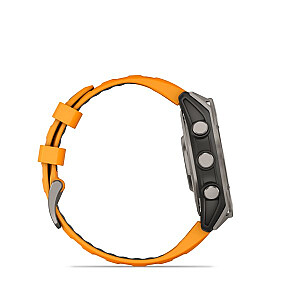 Garmin fenix 8 3.56 см (1.4") AMOLED 47 мм Цифровой 454 x 454 пикселей Сенсорный экран Графит Wi-Fi GPS (спутниковый)