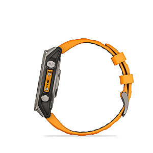 Garmin fenix 8 3.56 см (1.4") AMOLED 47 мм Цифровой 454 x 454 пикселей Сенсорный экран Графит Wi-Fi GPS (спутниковый)