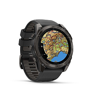 Garmin Fenix 8 3.56 см (1.4") AMOLED 51 мм Цифровой 454 x 454 пикселей Сенсорный экран Титан Wi-Fi GPS (спутниковый)