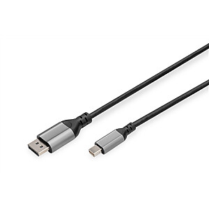 DIGITUS 8K DisplayPort адаптер кабель, Mini DP на DP, 2 м | Digitus