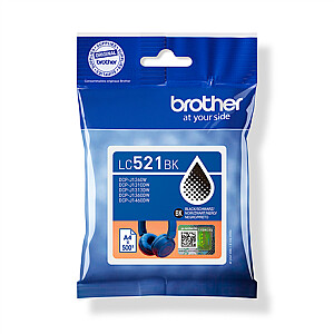 Brother LC521BK melnā tintes kasetne