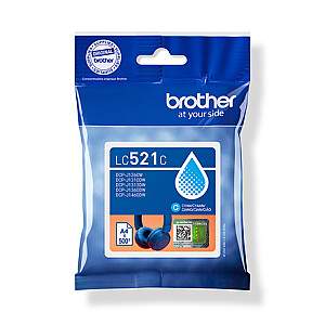 Brother LC521C zila tintes kasete