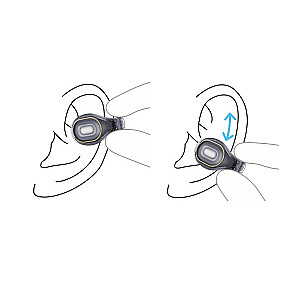 Soundcore C30i austiņas klips Melns