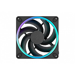 Momentum Fan 14 RGB 140mm 3-pakā melns