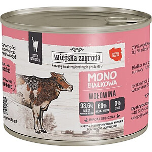 Country Farm mitrā barība kaķiem monoproteīns liellopu gaļa (pieaugušajiem) 200g