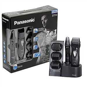 Panasonic ER-GY10CM504 Multi-trimmer, sausai un mitrai lietošanai, melns | Panasonic