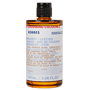 KORRES Athenian Grooming Bergamot & Leather Eau de Cologne 100ml