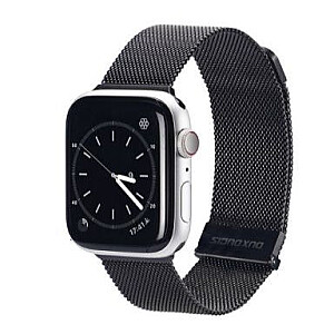 Dux Ducis Apple Strap Watch Band Ultra / 8/7/6/5/4/3/2 / SE (49/45/44 / 42mm) Magnetic Black