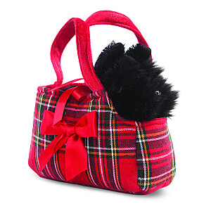 AURORA Fancy Pals plīša rotaļlieta skotu terjers somiņā, 20 cm