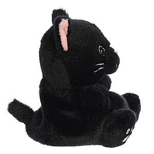 AURORA Palm Pals plīša rotaļlieta melns kaķis , 12 cm