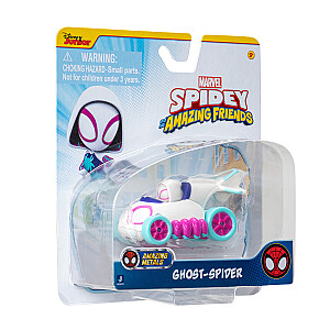 SPIDEY AND HIS AMAZING FRIENDS металлическая машинка, 7,5 см