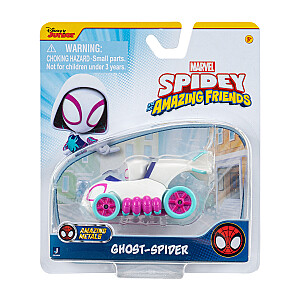 SPIDEY AND HIS AMAZING FRIENDS металлическая машинка, 7,5 см