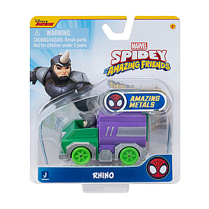 SPIDEY AND HIS AMAZING FRIENDS металлическая машинка, 7,5 см