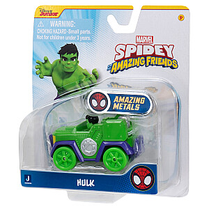 SPIDEY AND HIS AMAZING FRIENDS металлическая машинка, 7,5 см