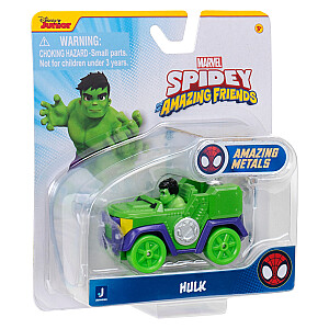 SPIDEY AND HIS AMAZING FRIENDS металлическая машинка, 7,5 см