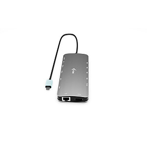 i-tec USB-C Metal Nano 3x Display Docking Station 2x HDMI 1x USB-C видео LAN Аудио кардридер Power Delivery 140W