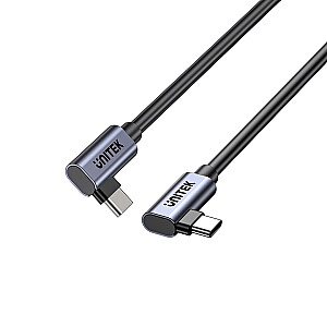 UNITEK USB-C КАБЕЛЬ ДУАЛЬНЫЙ 90° M/M 1M