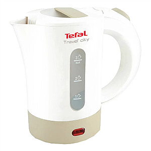 TEFAL | Tējkanna | KO120130 | Elektriskā | 650 W | 0.5 L | Plastmasa | Balta