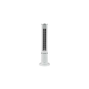 Aroma Tower fan, 45W, Fully Detachable for Easy Cleaning, Built-in Essential Oil Diffuser, Air flow: 38.3 m3/min, 2 Wind modes - Normal/Sleeping, 4 speed settings, 7h timer, Multi-angle Remote control, Oscillation 70, white color, 1032x275x275